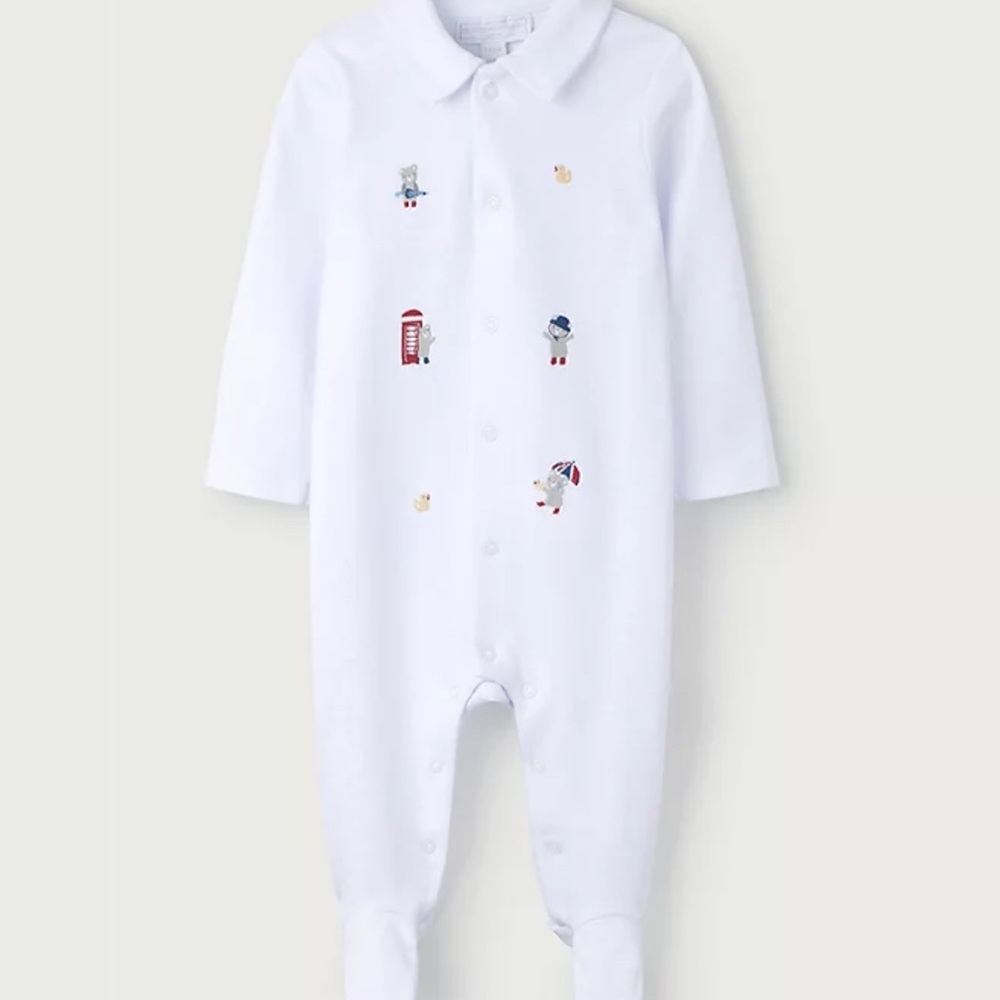 The Little White Company London Footed Sleeper